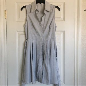 BRAND NEW ~ Pinstriped Shirt Dress